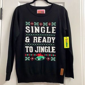 Tipsy Elves Single and Ready to Jingle Ugly Sweater